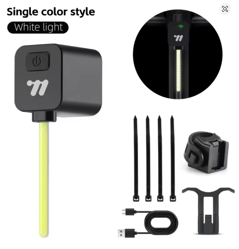 Luz Trasera LED para Bici. Alta Luminosidad y Recargable USB